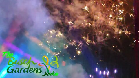 Busch Gardens Junkie - Spark fireworks show at Busch Gardens Tampa
