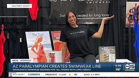 Arizona Paralympian launches inclusive swimwear for tall people