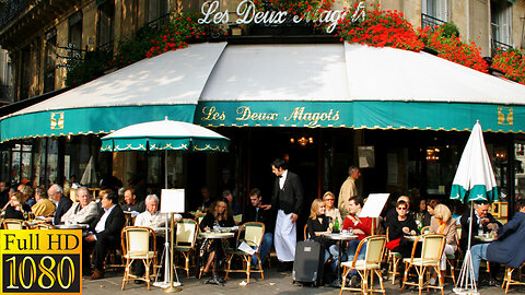 having soufflé at Café les deux in a Sunny Paris Day - 27 min. playlist that makes you dream.