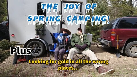 Cargo Trailer Camping, Metal Detecting and Having Fun!