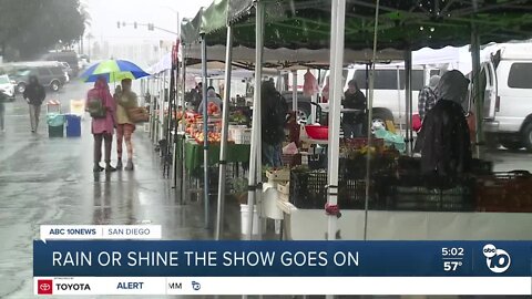 Rain or shine, Hillcrest Farmers Market goes on