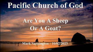 Mark Sappington - Are You a Sheep or a Goat?