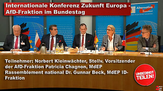 Internationale Konferenz Zukunft Europa - AfD-Fraktion im Bundestag