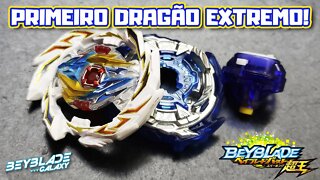 Testando 029 - FIRST DRAGON .X 1A contra 3 combos - Beyblade Burst ベイブレードバースト