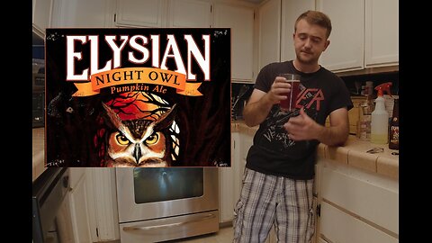 🍺🎃 Reviewing Elysian Night Owl Pumpkin Ale #elysian #pumpkin #beer 🍻 🌃🦉
