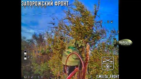 Kamikaze drone knocks out Ukrainian camera at Zaporozhye