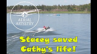 Aerial Artistry - Stacey saves Cathy's life!