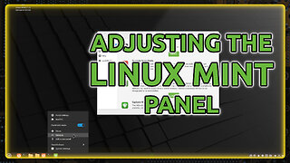 Tweaking the Linux Mint Panel