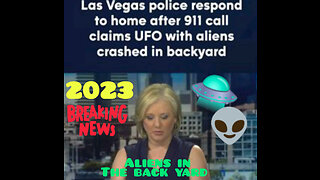 UFO CRASHES IN BACKYARD OFFICERS BODYCAM