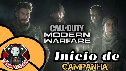 COD MODERN WARFARE INÍCIO DE CAMPANHA