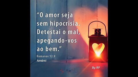 O amor seja sem hipocrisia