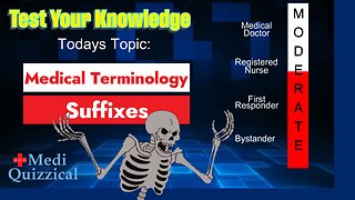 Medical Terminology Quiz, Suffixes