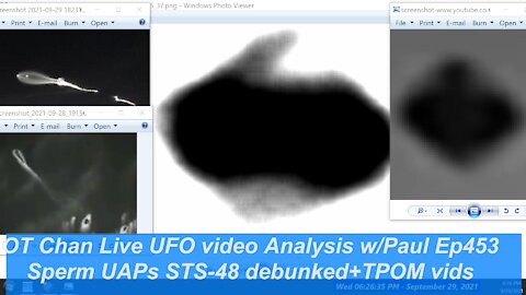 Sperm UAP in Space and STS-48 debunked + UFO vid catch Up Analysis - OT Chan Live-453