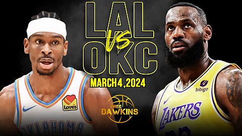 Los Angeles Lakers vs okc thunder full game highlightss