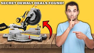 SECRET DEWALT power tool deals found - Won't find anywhere else