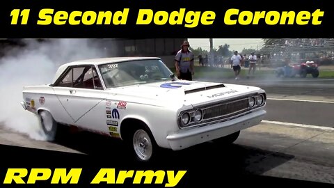11 Second 1965 Dodge Coronet Drag Racing