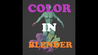 How To Add Color In Blender FAST (TWO WAYS)