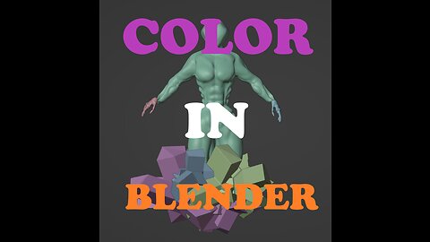 How To Add Color In Blender FAST (TWO WAYS)