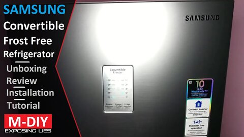 Samsung 253L Convertible Frost Free Double Door Digital Inverter Fridge | RT28T3743S8/HL [Hindi]