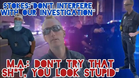 "DON'T INTERFERE" FAIL. "DON'T TRY THAT SH*T, YOU LOOK STUPID" Officer Stokes. Salem Police