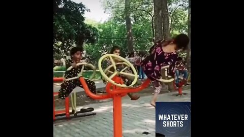 These playground equipment's are crazy #shorts #play #playground #equipment #kids