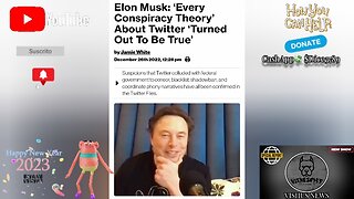 Elon Mask: 'Every Conspiracy Theory About Twitter Turned Out To Be True' #VishusTv 📺