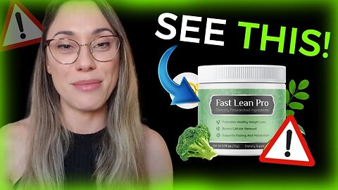 FAST LEAN PRO ((⚠️BE CAREFUL!⚠️)) Fast Lean Pro Review - Fast Lean Pro Reviews - Weight Loss Review
