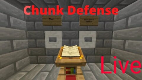 Minecraft Chunk defense map 1.17 DLC w/ Nightmare
