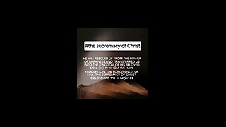 the supremacy of Christ