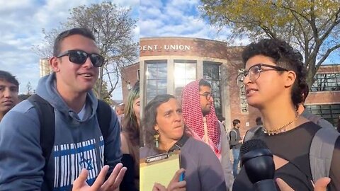 Pro-Israel Student Goes Toe-To-Toe With Professor Over Hamas