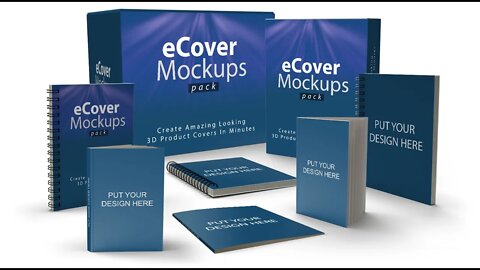 eCover Mockups Pack Review, Bonus, OTOs From Max Rylski (PLR Available)