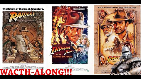 Let's Watch the greatest Great Indiana Jones trilogy!!!