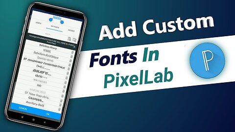 How to Add Custom Fonts in PixelLab | Add Fonts in PixelLab | Add Fonts | PixelLab | Mj Tuber