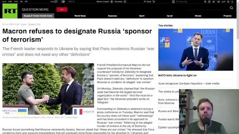 Macron refuses to designate Russia ‘sponsor of terrorism’, even at Zelensky's insistence