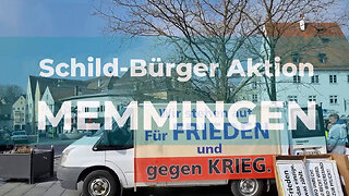 Schild-Bürger Aktion in Memmingen am 04.03.2023