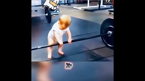 Best video of weightlifting - funny baby videos