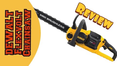 DEWALT FLEXVOLT CHAINSAW, NO FUMES, NO NOISE, NO PULL START. DCCS670B