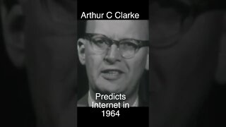 Arthur C Clarke Predicted the Internet in 1964 #shorts