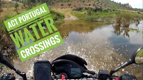 ACT Portugal 2020 - Water crossings Yamaha XT660