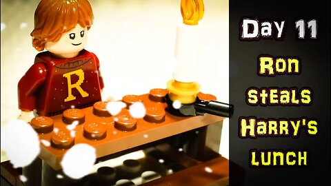 RON STEALS HARRY'S LUNCH (Harry Potter's Advent Adventure - Day 11)