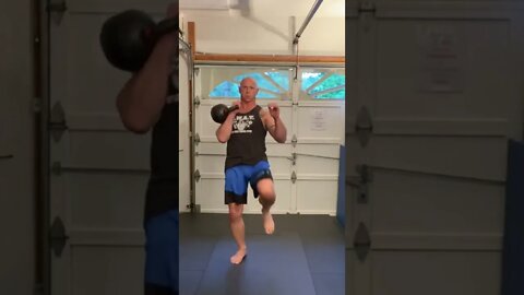 Single Rack Front Squat & Front Kick