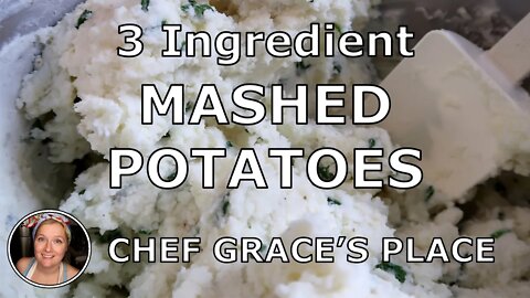 3 INGREDIENT MASHED POTATOES: Simple Recipe Great for Meal Prepping