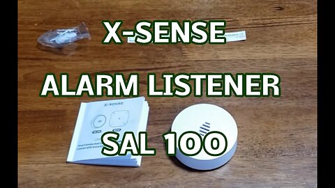 X Sense Alarm Listener SAL100 with Voice Location, Free Monitoring App