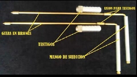 VARILLAS DETECTORAS DE ORO Y GUACAS