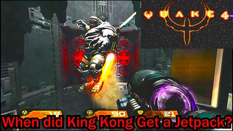 Quake 4- With Commentary- Xbox 360- Jetpacked Demon King Kong Wants you Dead