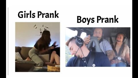 girls vs boys prank