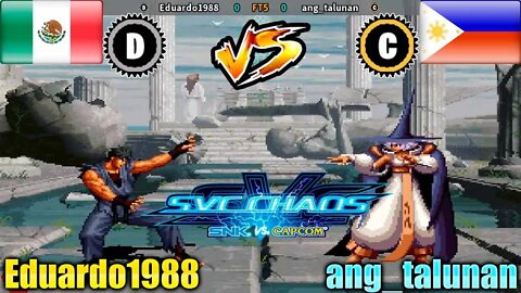 SNK vs. Capcom: SVC Chaos (Eduardo1988 Vs. ang_talunan) [Mexico Vs. Philippines]