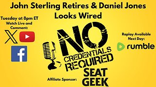 John Sterling Retires and Daniel Jones is Wired