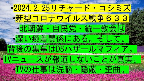 2024.02.25 リチャード・コシミズ新型コロナウイルス戦争６６３