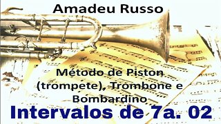 Método Amadeu Russo para Piston, Trombone e Bombardino - Intervalos de 7as. 02